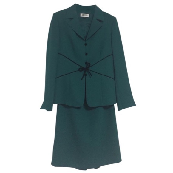 NWT Kasper green two piece suit - Picture 1 of 4